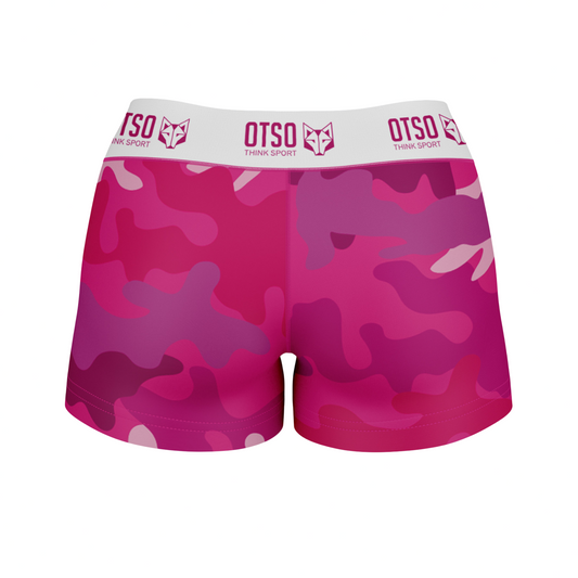 Women's Shorts - Camo Pink