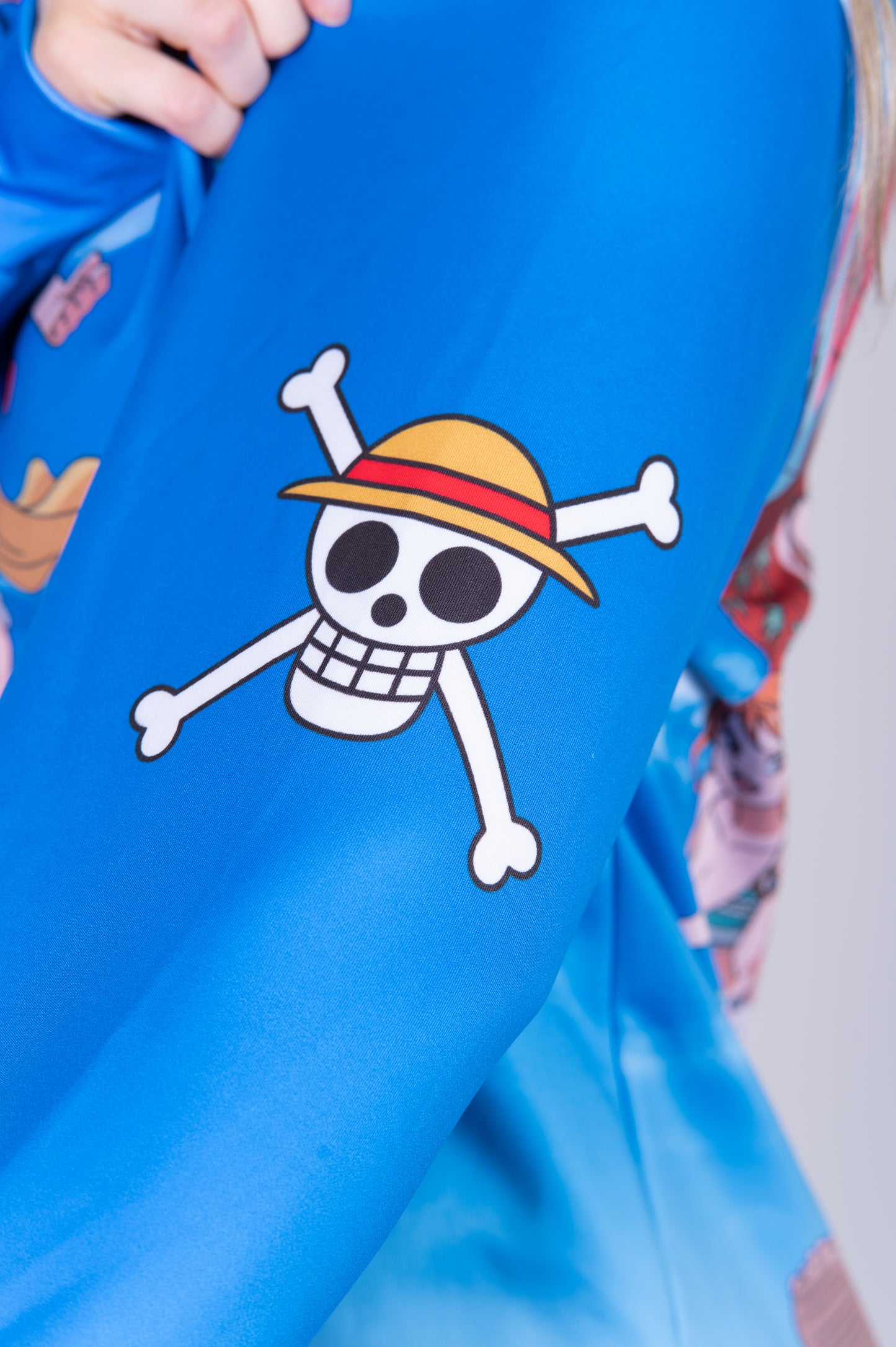 Felpa - One piece fishman luffy and the crew blue