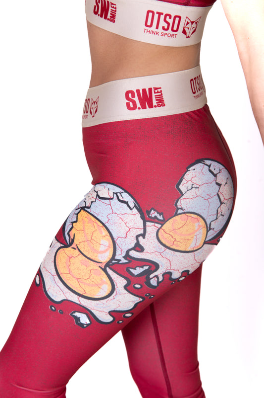 Legging - S.W.Smiley Tela Cemento Uovo