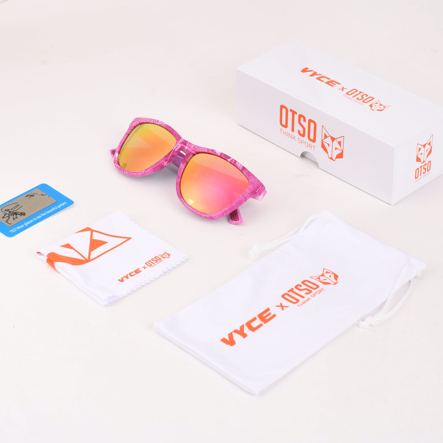 Lunettes de Soleil OTSO - Pink Jeans