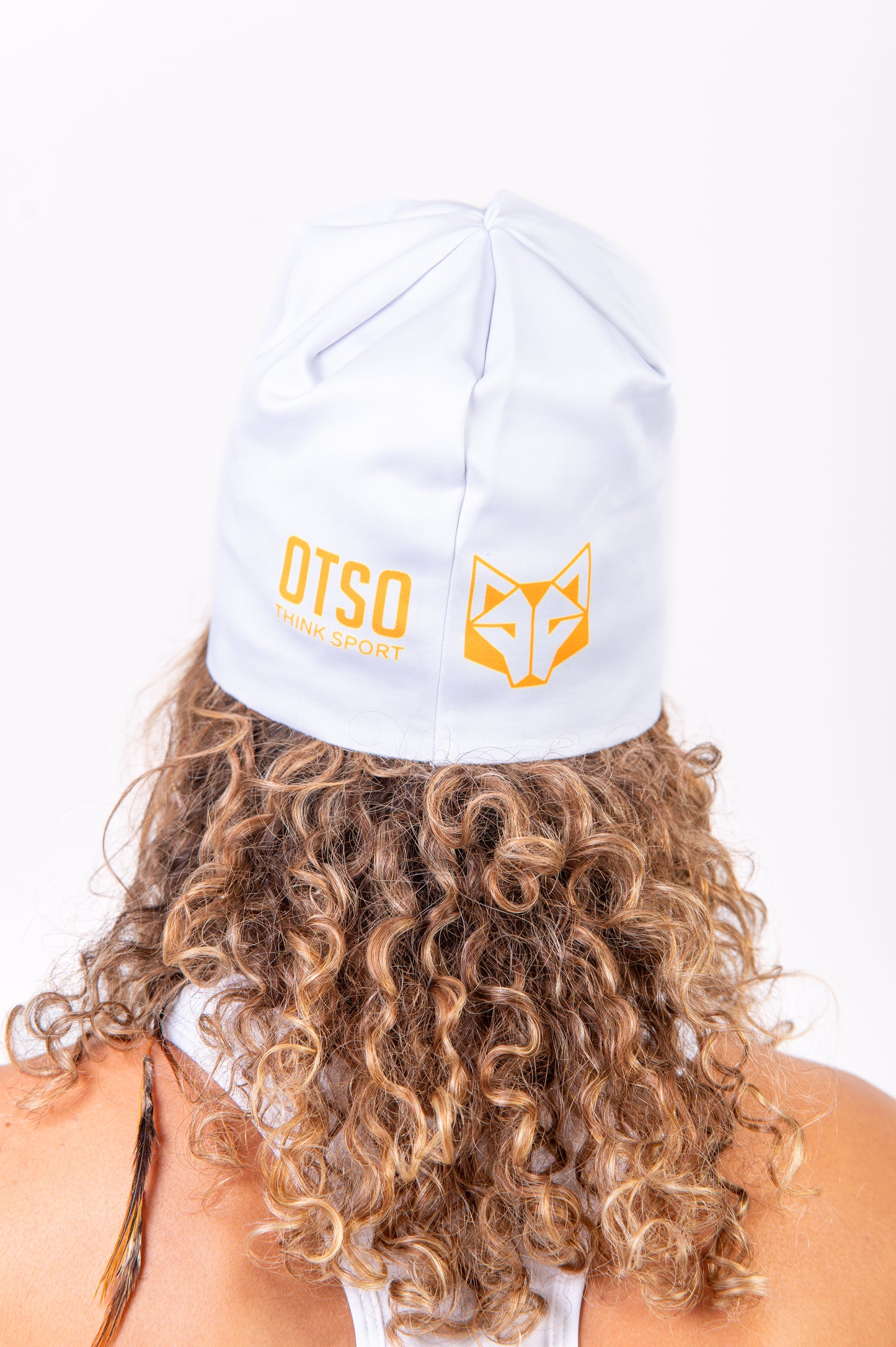Gorro - White & Fluo Orange