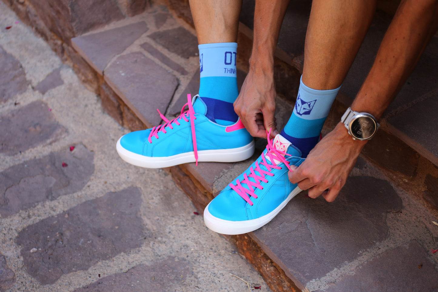 Sneakers OTSO X Munich Azul Turquesa - Feminino