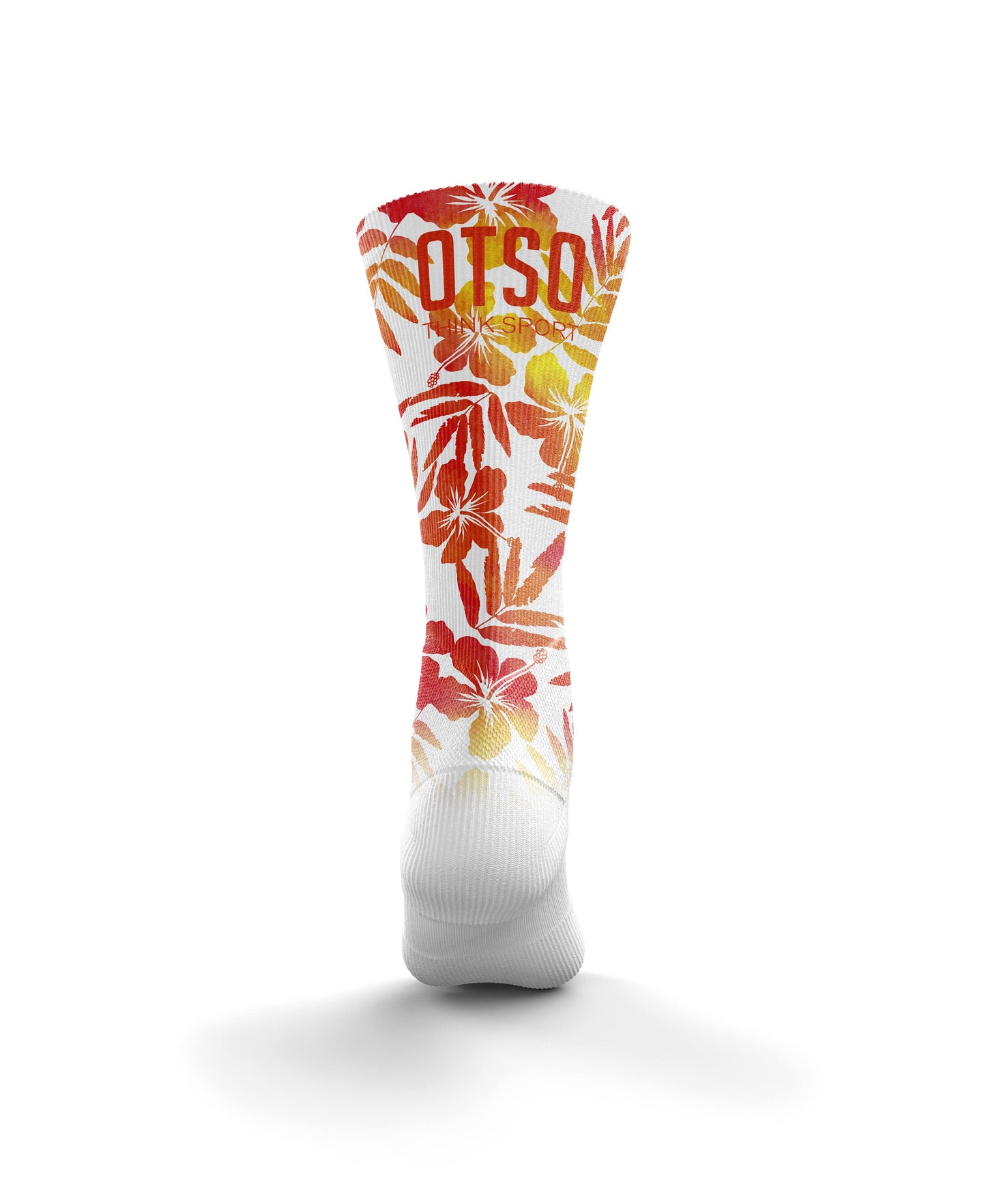 Sublimated Socks - Floral Orange