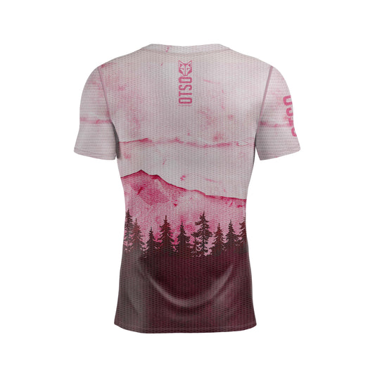 Camiseta manga corta hombre - Pink Forest