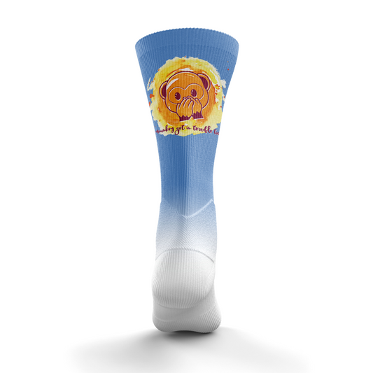 Meias Sublimadas - Emoji Monkey See