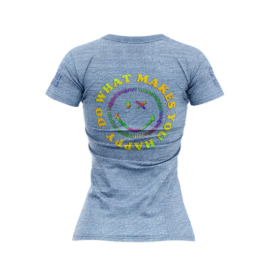 Maglietta manica corta donna - S.W.Smiley Happy (Outlet)