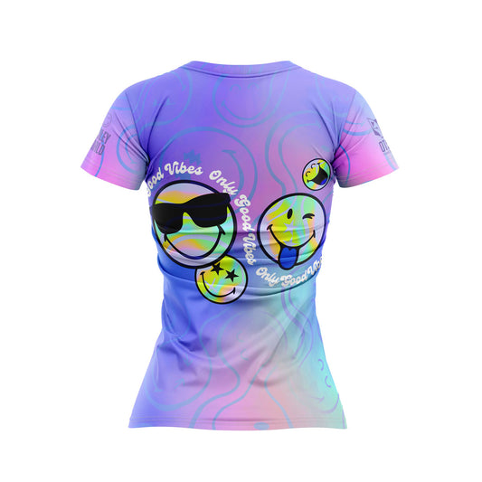 Camiseta manga corta mujer - S.W.Smiley Vibes