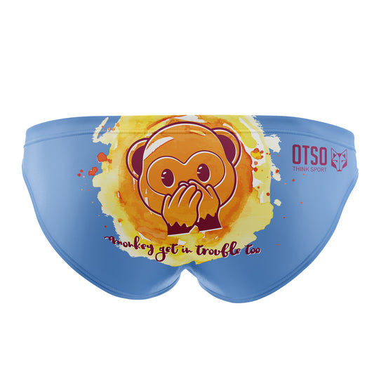 Cuecas de banho masculinas - Emoji Monkey See
