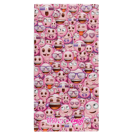 Asciugamano in microfibra - Emoji Classic Pink (Outlet)