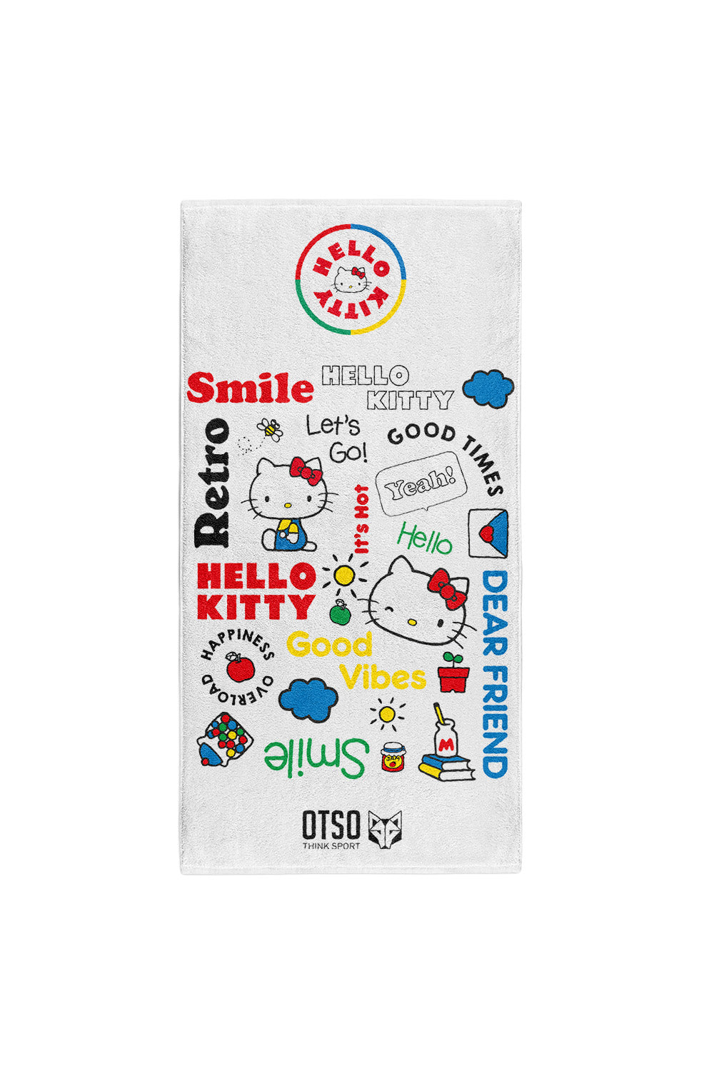 Serviette en microfibre - Hello Kitty Smile (Outlet)