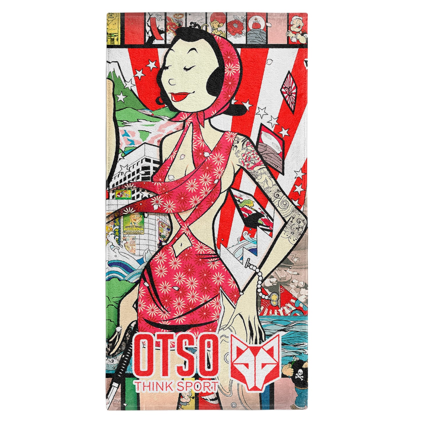 Microfiber Towel - Popeye Art Show