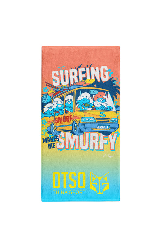 Toalla de microfibra - Smurf Smurfing (Outlet)