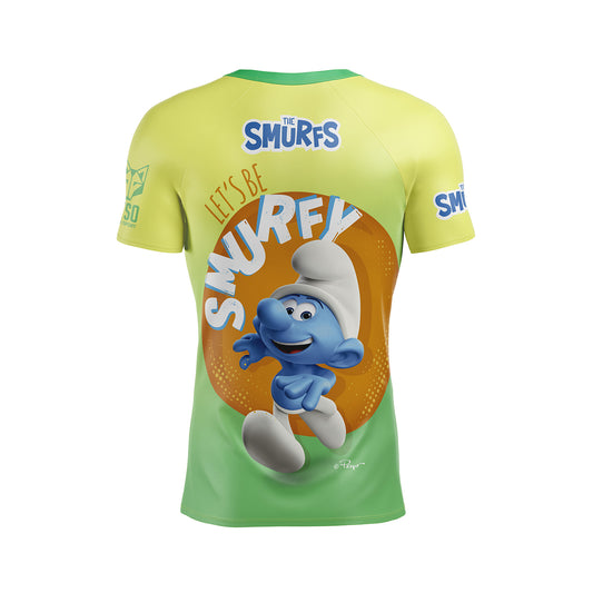 Men's Short Sleeve T-Shirt - Smurf Running