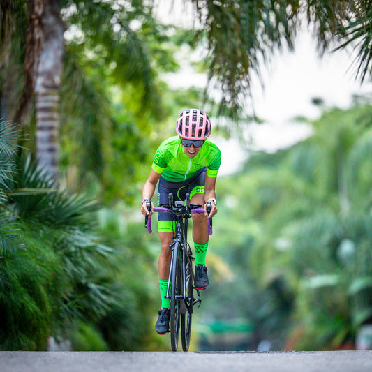 Cuissard vélo femme - Fluo Green (Outlet)