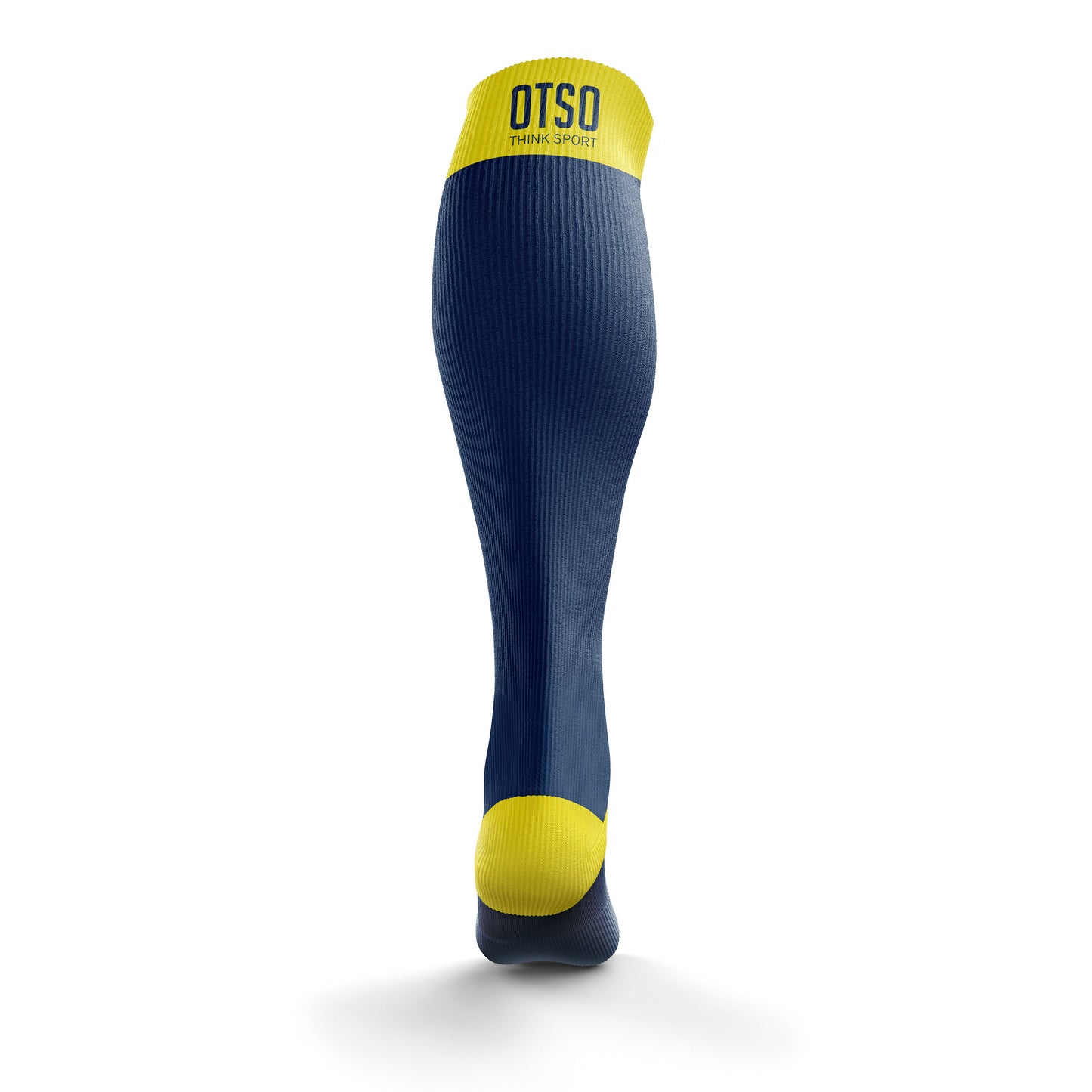 Meias Recovery - Azul Marinho & Amarelo Fluo