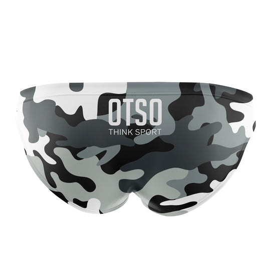 Men's Slip Swimsuit - Grey Camo