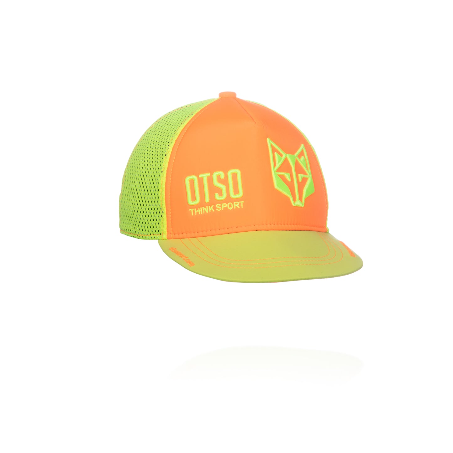 Snapback Cap - Fluo Orange & Fluo Yellow