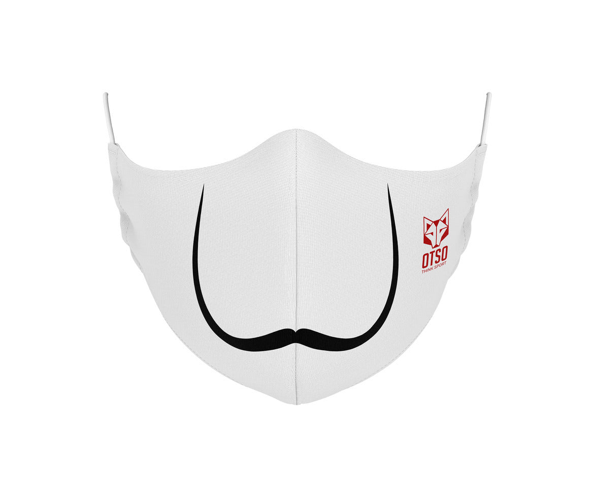 Mascareta Moustache White (Outlet)