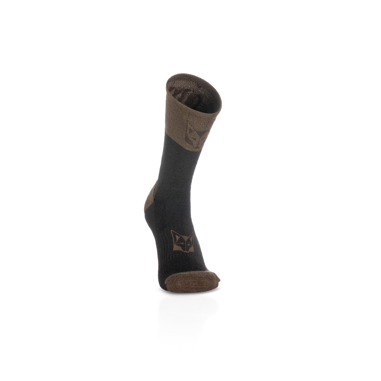 High Cut Merino Wool Socks - Brown Trunk