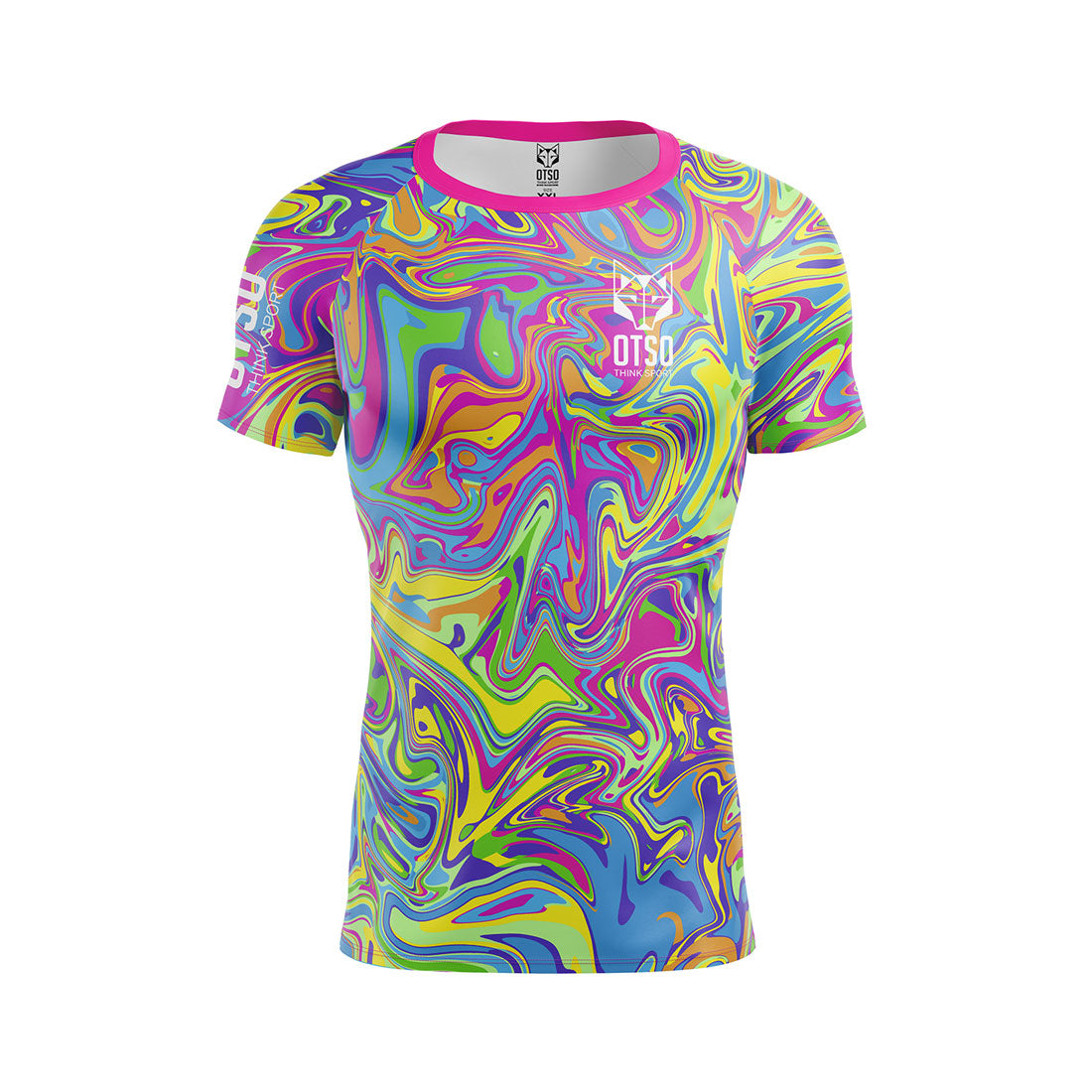 T-shirt de manga curta para homem - Psychedelic