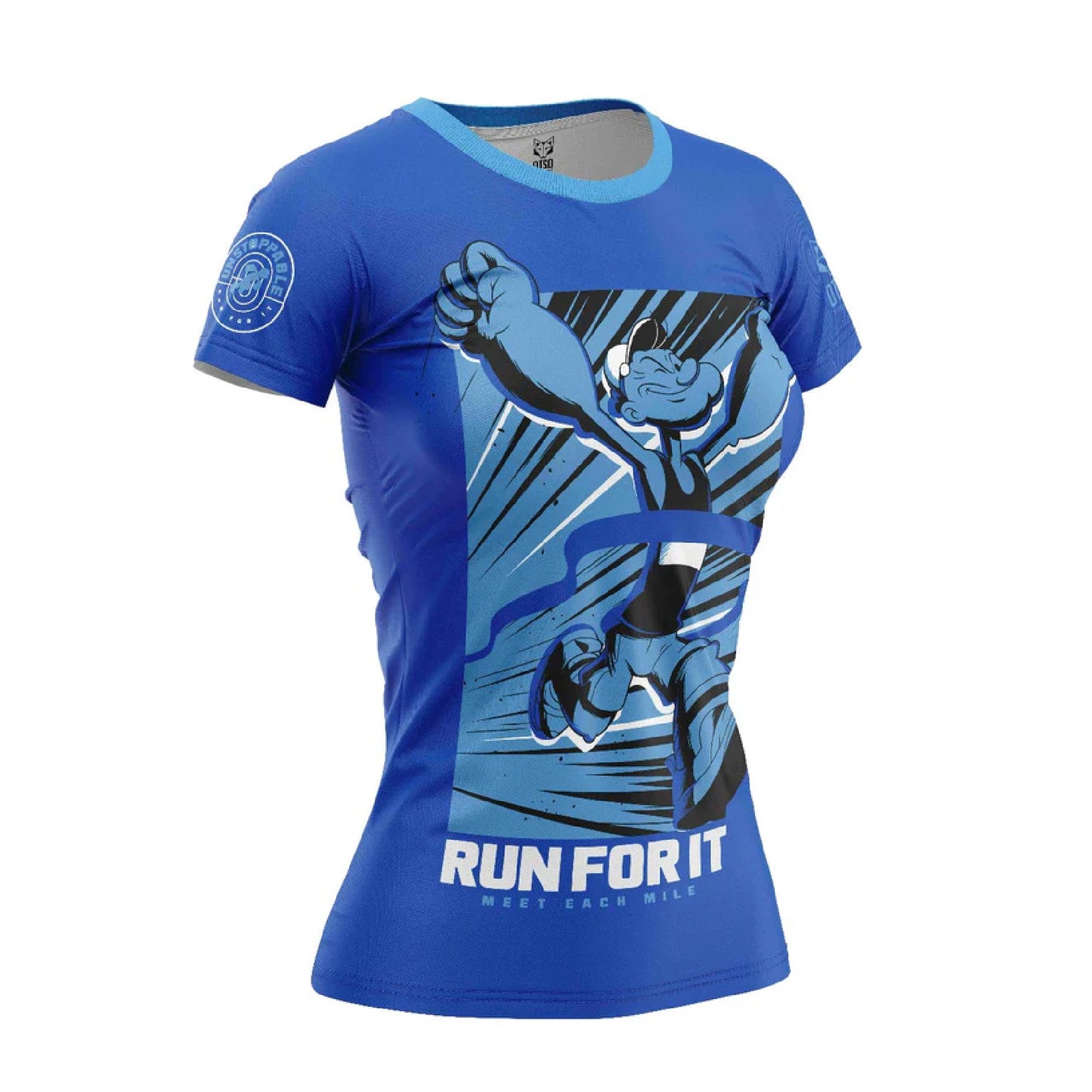 Camiseta manga corta mujer - Popeye Run For It