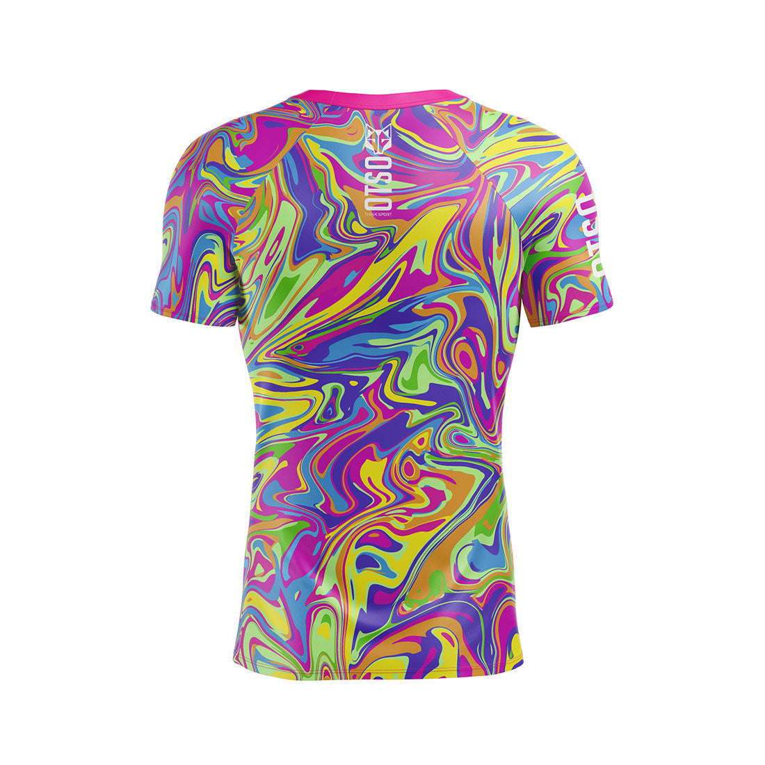 T-shirt de manga curta para homem - Psychedelic