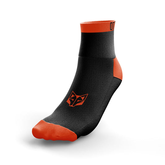 Chaussettes Multisport Low Cut - Black & Fluo Orange