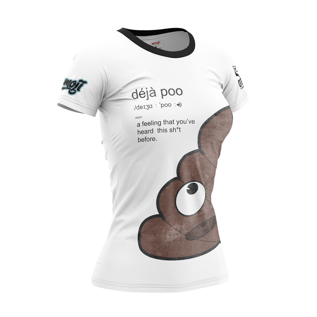Short sleeve t-shirt women - Emoji Déjà Poo