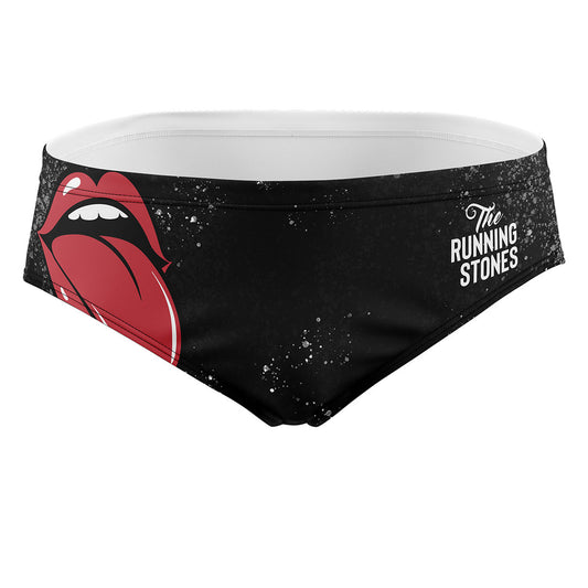 Men's slip swimsuit - Running Stones