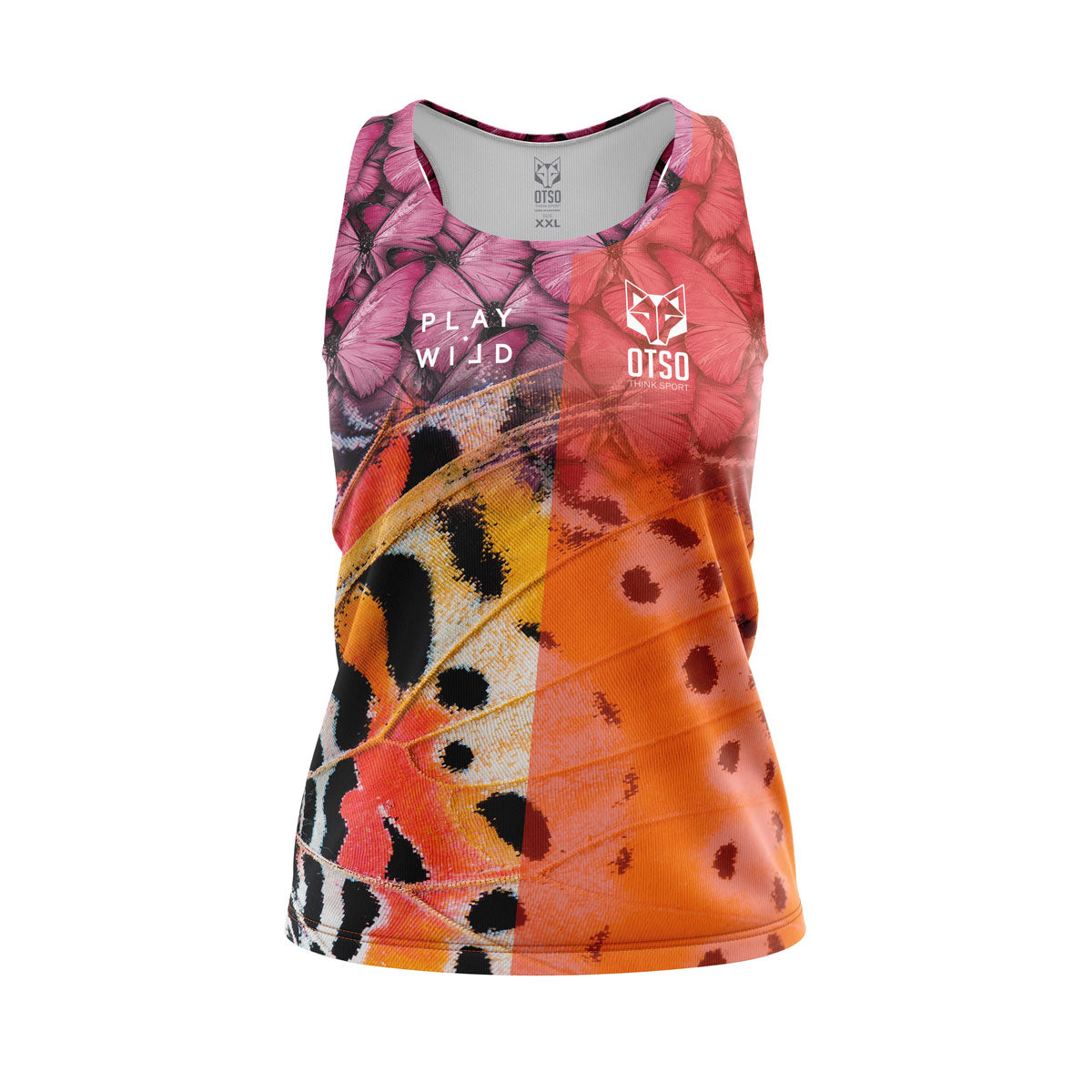 Camiseta de pádel sem mangas mulher - Wings (Outlet)