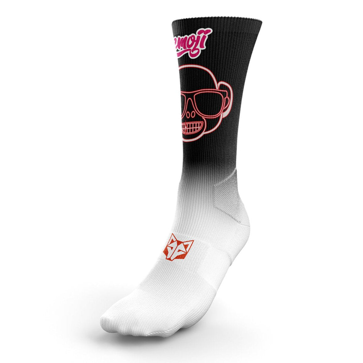 Calcetines Sublimados - Emoji Monkey Neon