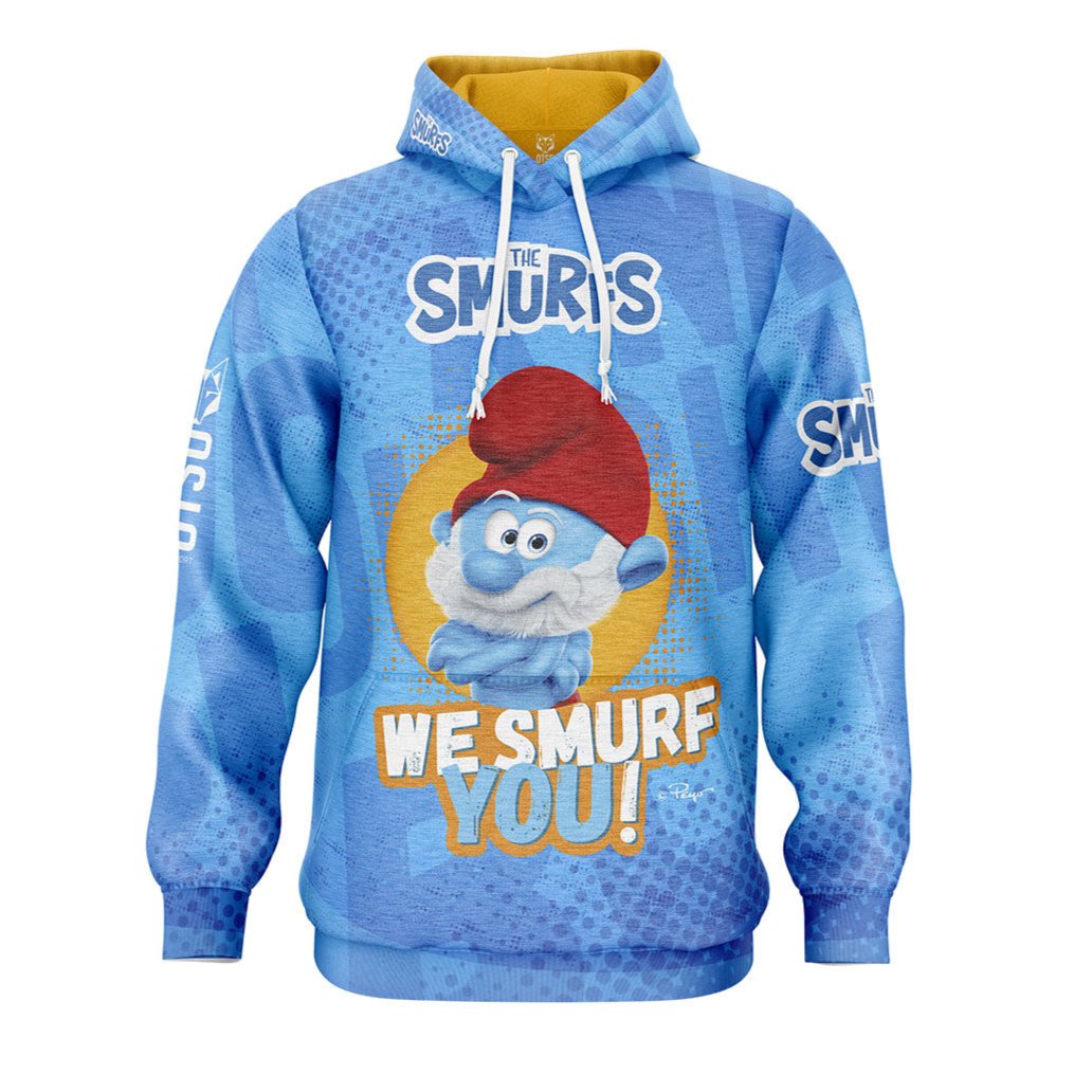 Sweatshirt - Smurfs Nós Smurfamos Você! (Outlet)