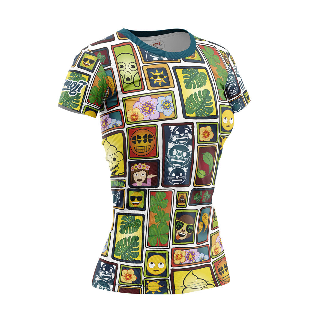 T-shirt manches courtes femme - Emoji Portrait (Outlet)