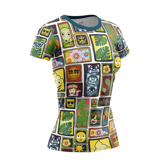 Camiseta manga corta mujer - Emoji Portrait (Outlet)