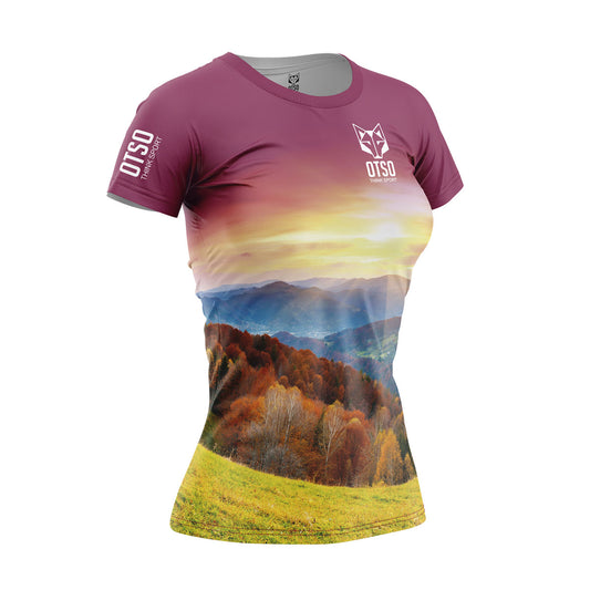 Camiseta manga curta mulher - Outono