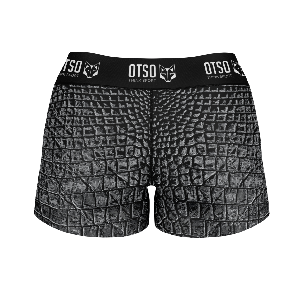 Women's Shorts - Black Snake