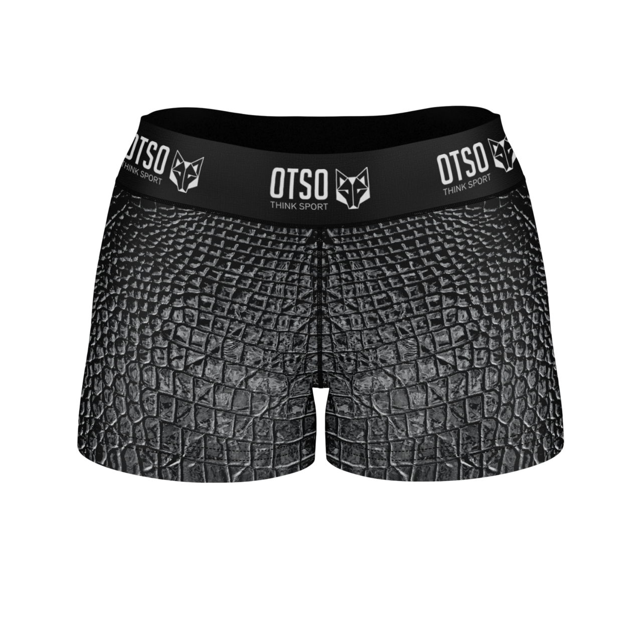 Women's Shorts - Black Snake