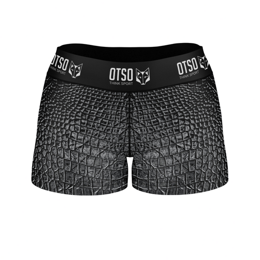 Women's Shorts - Black Snake