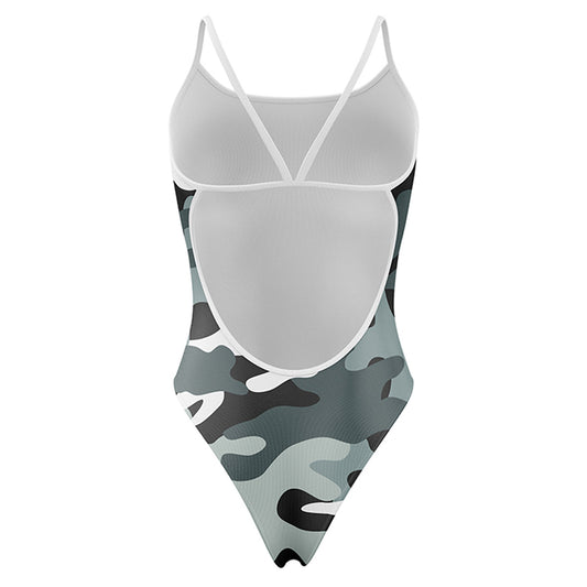 Women's Swimsuit - Camo Grey