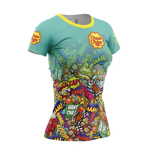 T-shirt manches courtes femme - Chupa Chups Comic