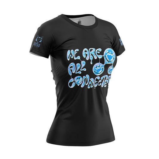 T-shirt manches courtes femme - S.W.Smiley Connected