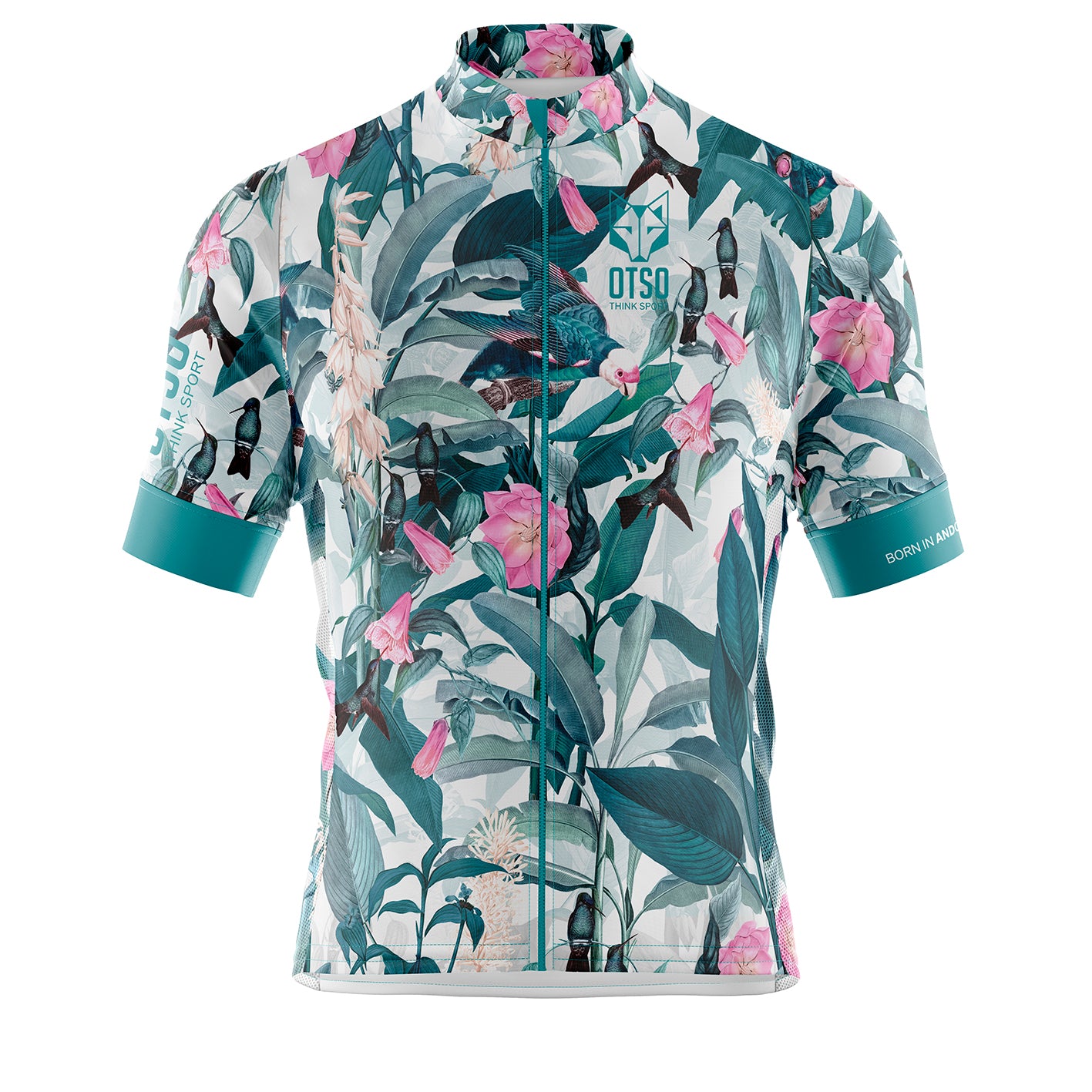Camisola de ciclismo de manga curta para homem - Garden