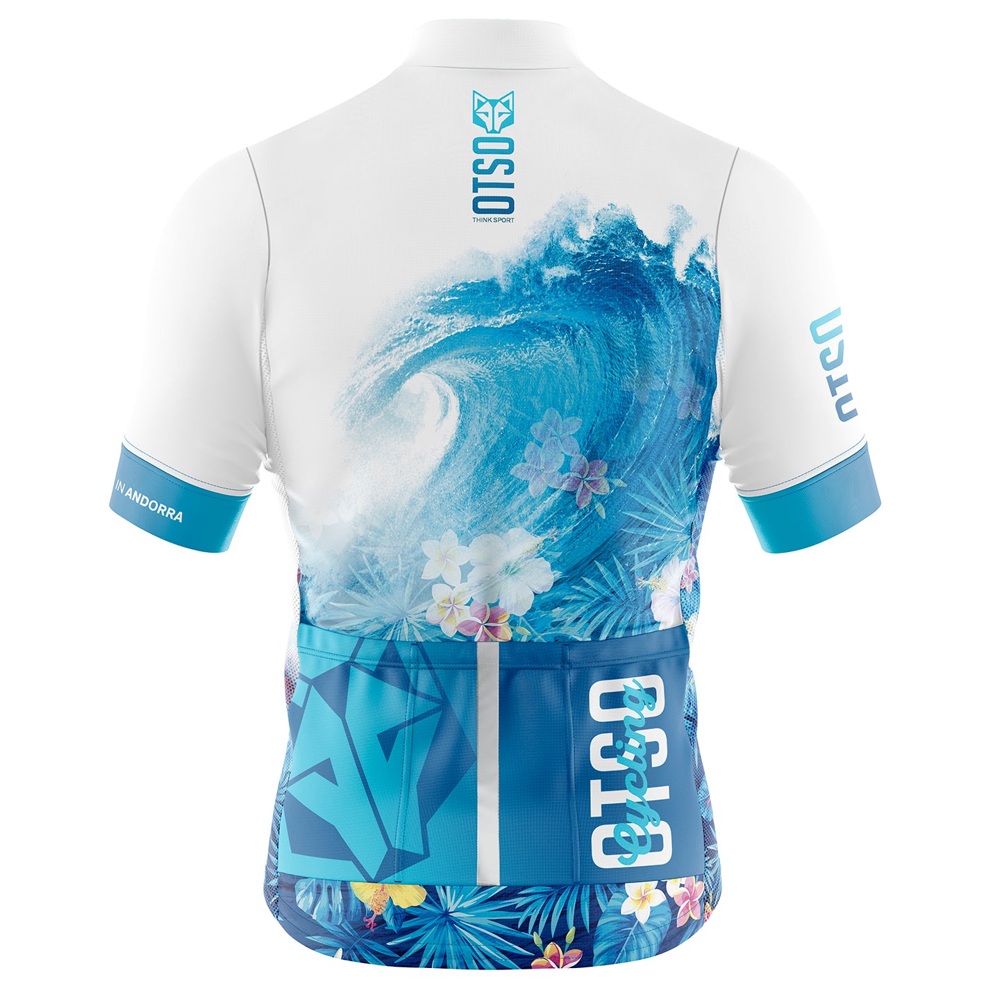 Camisola de ciclismo de manga curta para homem - Wave
