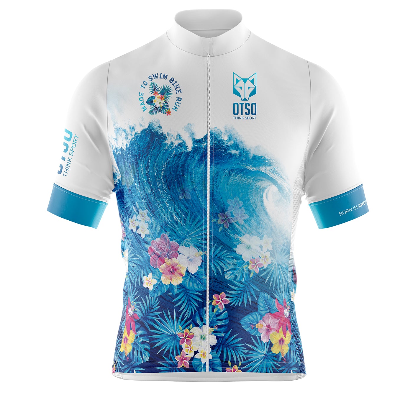 Camisola de ciclismo de manga curta para homem - Wave
