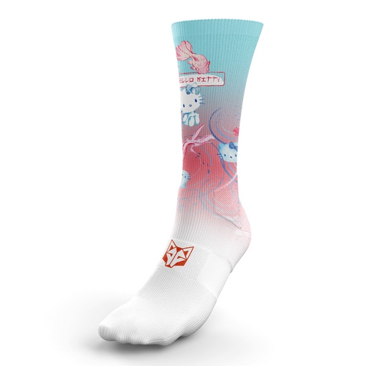 Calcetines Sublimados - Hello Kitty Wave