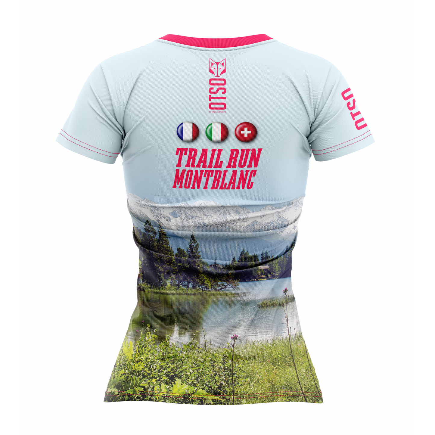 Camiseta manga corta mujer - Run Trail Montblanc 2025 (Outlet)