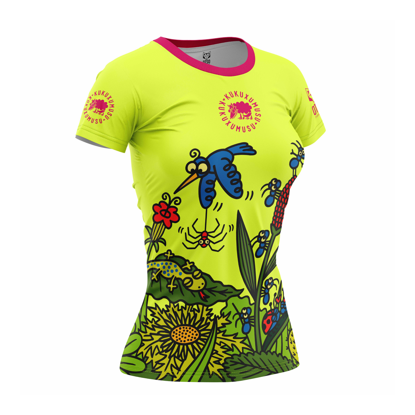 T-shirt manches courtes femme - Kukuxumusu Forest
