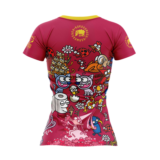 Camiseta manga corta mujer - Kukuxumusu Mix Kuku