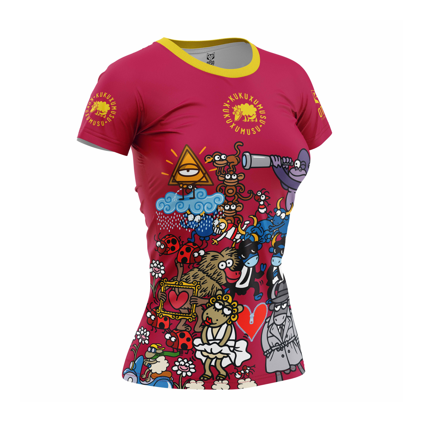 T-shirt manches courtes femme - Kukuxumusu Mix Kuku