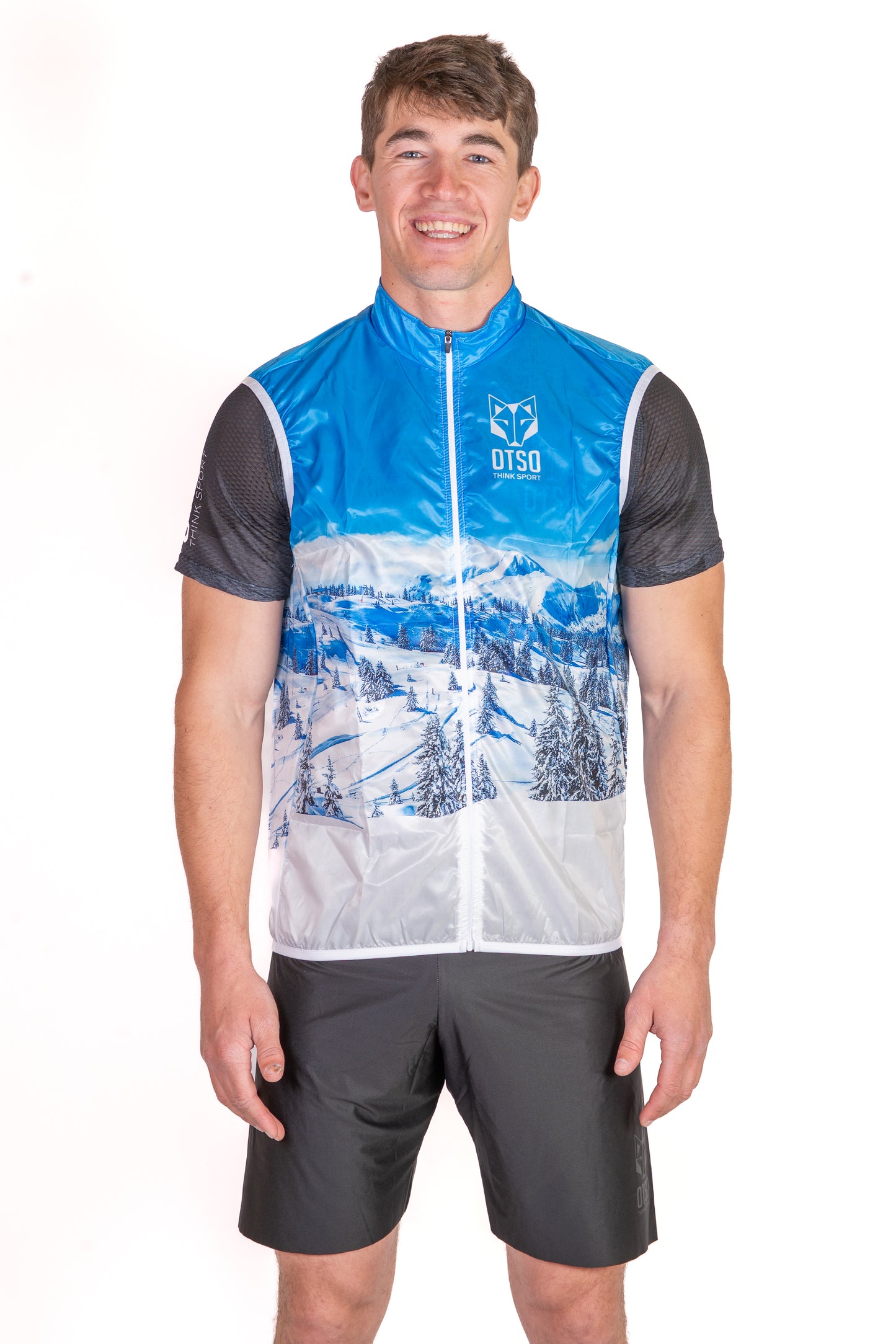 Colete de corrida unissex - Snow Forest